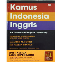 Image of Kamus indonesia-inggris: an Indonesia english dictionary edisi ke 3 diperbaharui